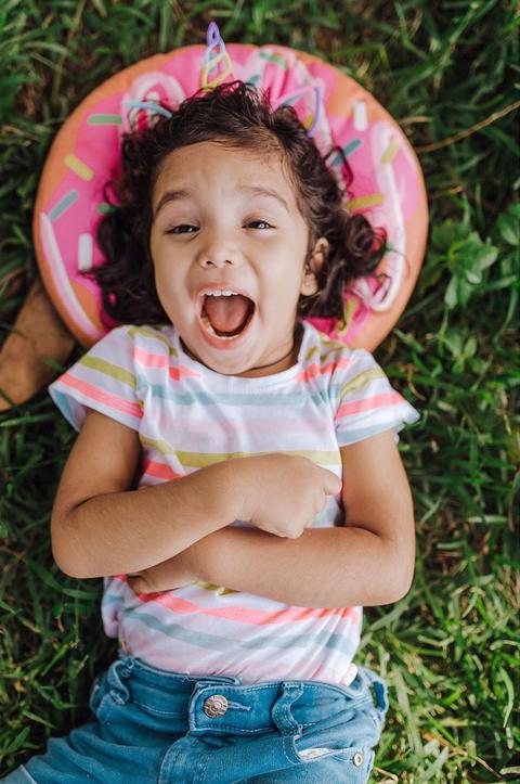 happy child with hat